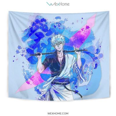 Sakata Gintoki Gintama Wall Anime Tapestry 3 Sakata Gintoki Gintama Wall Anime Tapestry 3