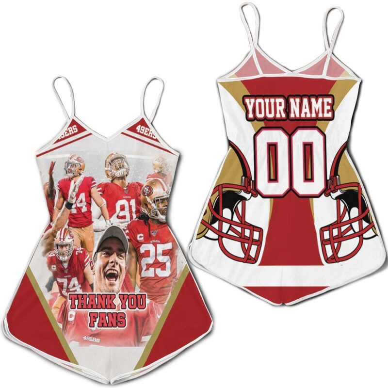 San Francisco 49ers NFC West Division Super Bowl 2021 Personalized Romper RJ03155