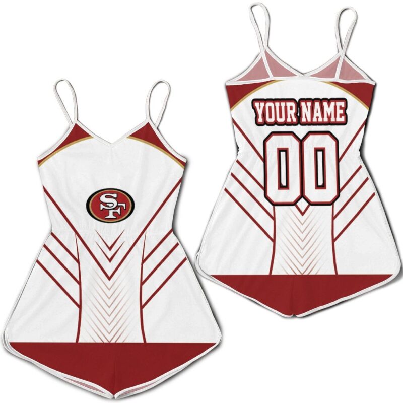 San Francisco 49ers NFL Lover 3D Personalized Romper RJ03666