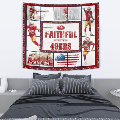 San Francisco Players 49ers Tapestry American Football Car Accessories Custom For Fans 2