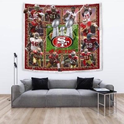 San Francisco Players 49ers Tapestry American Football Car Accessories Custom For Fans 3 San Francisco Players 49ers Tapestry American Football Car Accessories Custom For Fans 3 2