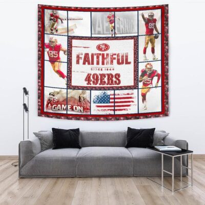 San Francisco Players 49ers Tapestry American Football Car Accessories Custom For Fans 3