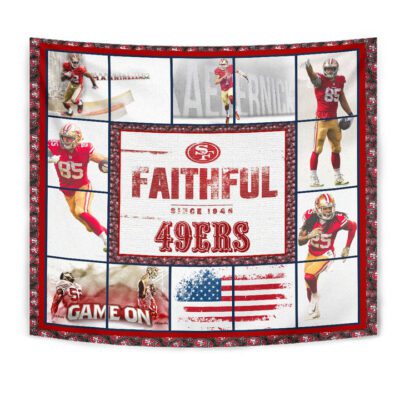 San Francisco Players 49ers Tapestry American Football Car Accessories Custom For Fans