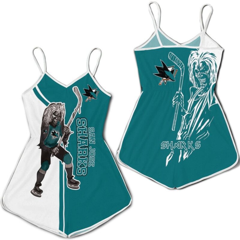 San Jose Sharks And Zombie For Fans Romper RJ03111