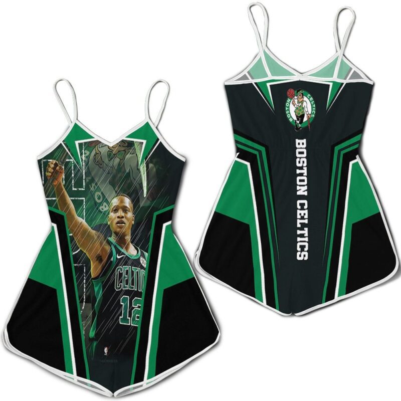 Scary Terry Rozier 12 Boston Celtics Jason Voorhees Romper RJ04633