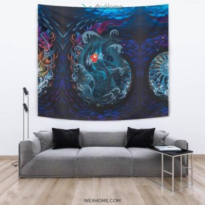 Sea Creatures Ponyo Wall Anime Tapestry Unique Design