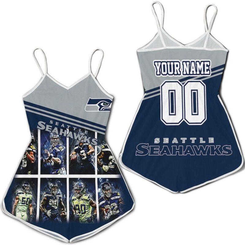 Seattle Seahawks Best Players 2020 NFL Season Champions Legendary Team Personalized Romper RJ03280