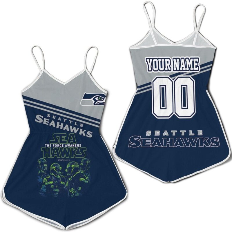 Seattle Seahawks Players The Force Awaken Personalized Romper RJ03431