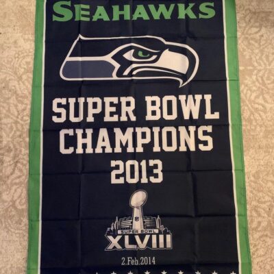 Seattle Seahawks Super Bowl Banner Championship Flag BF89