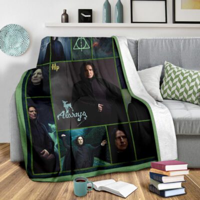 Severus Snape Harry Potter Fleece Blanket Movie Home Decor Custom For Fans 2