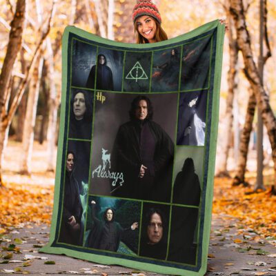 Severus Snape Harry Potter Fleece Blanket Movie Home Decor Custom For Fans 3