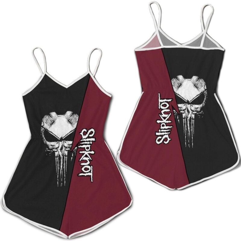 Slipknot Heavy Metal Band Skull For Fan 3d Romper RJ04202