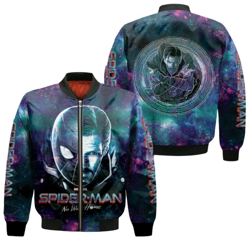 Spider Man No Way Home The Help From Doctor Strange Restore the Multiverse Gift For Spider Man Fans Bomber Jacket BJ01095