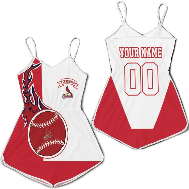 St. Louis Cardinals 3D Personalized Romper RJ02782