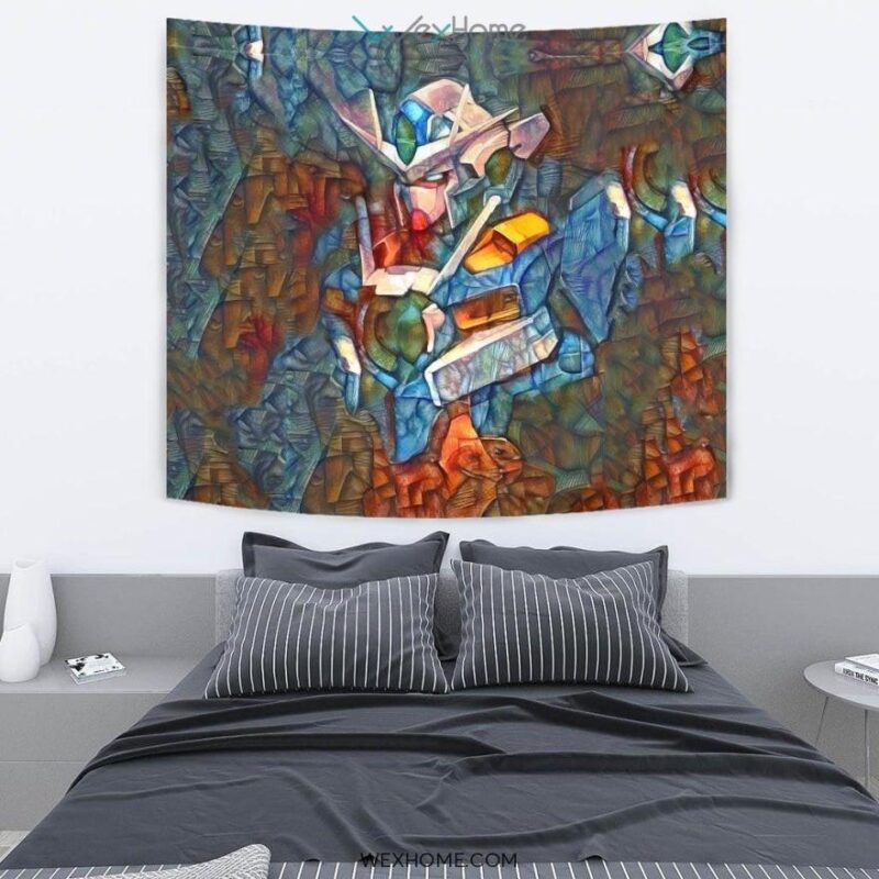 Stained Gundam Wall Anime Tapestry 3