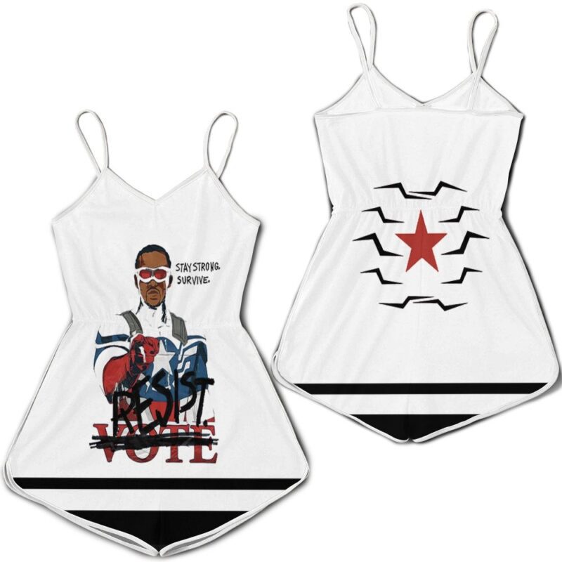 Stay strong survive The Falcon and The Winter Soldier Romper RJ02245