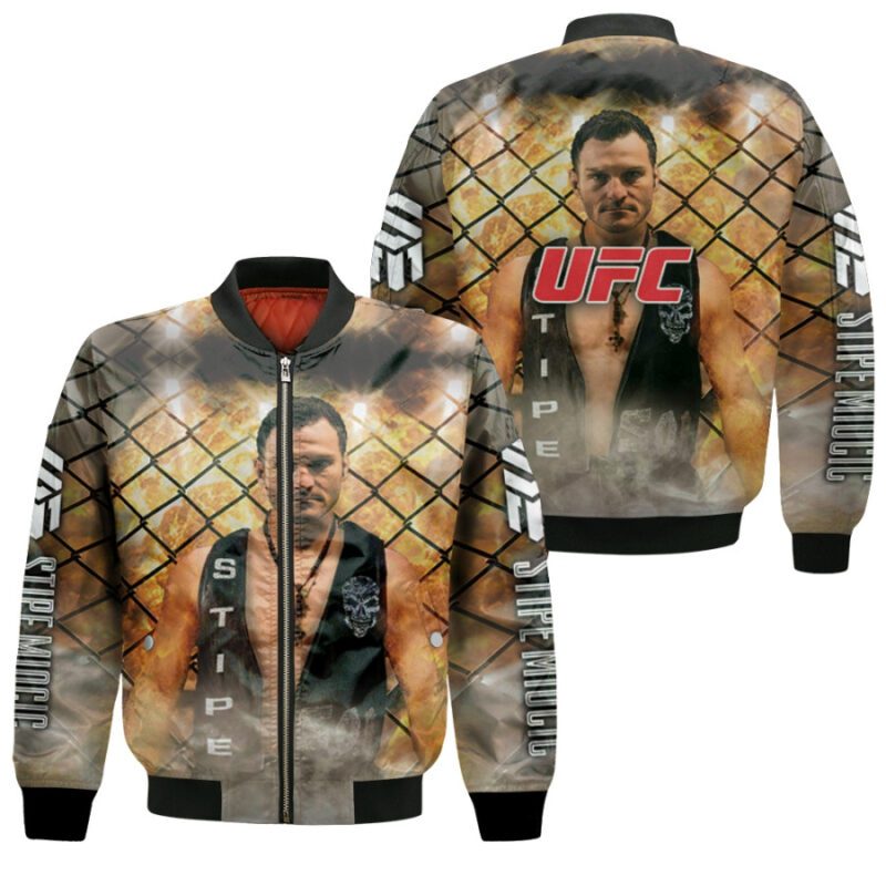 Stipe Miocic Stone Cold UFC Ultimate Warrior Gift For Stipe Miocic Fans Bomber Jacket BJ03447