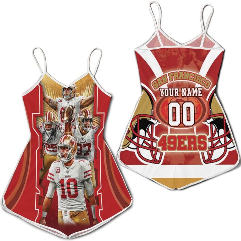 Super Bowl San Francisco 49ers NFC Division Champions Personalized Romper RJ03526