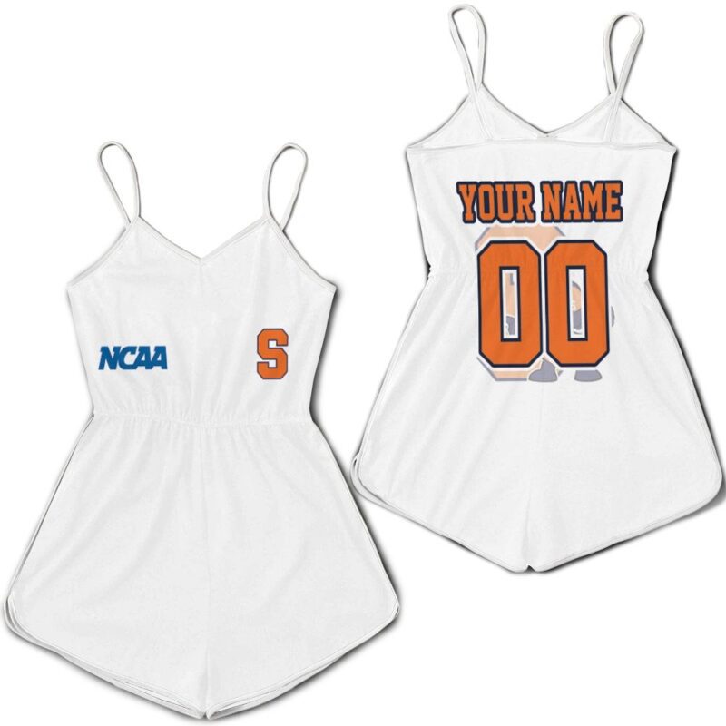 Syracuse Orange NCAA Bomber 3D Personalized Romper RJ03134