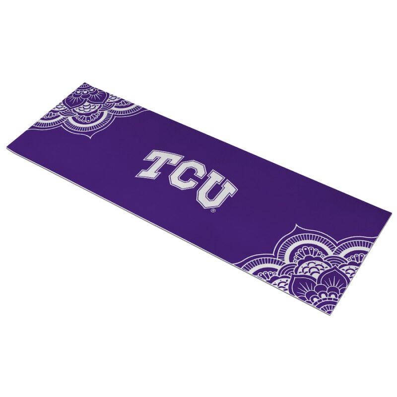 TCU Horned Frogs Color Design Yoga Mat