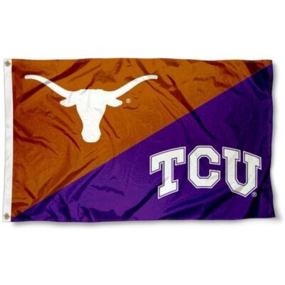 TCU vs. Texas House Divided 3x5ft Wall Flag Banner Flag Outdoor Flag BF213