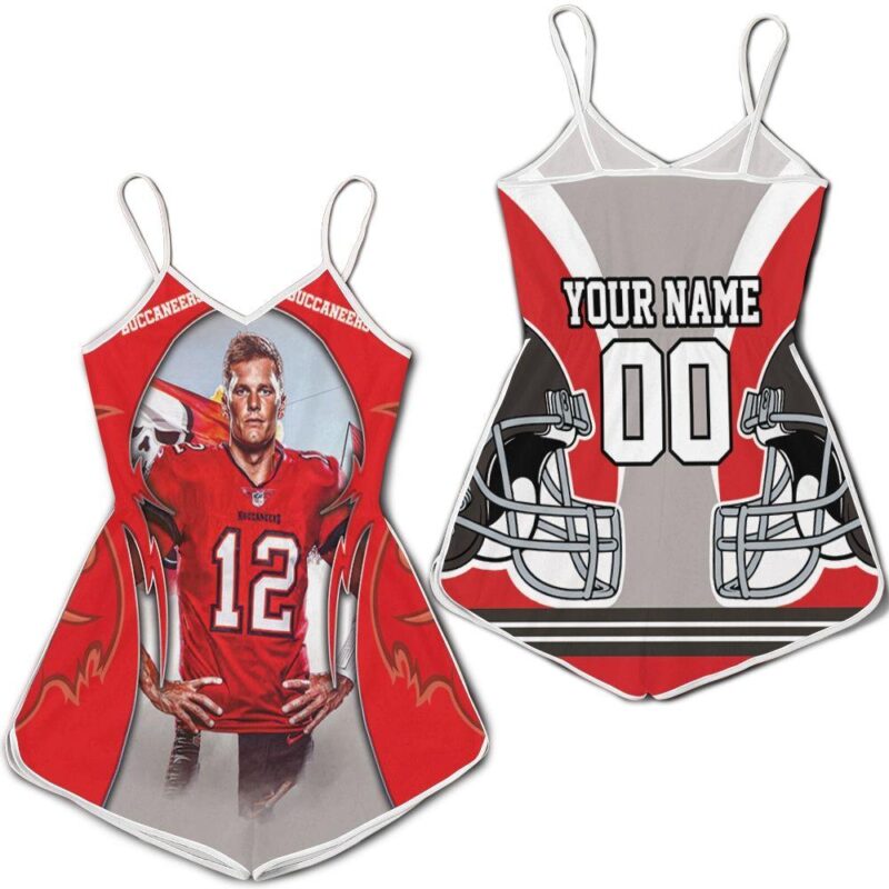 Tampa Bay Buccaneers Super Bowl Champions Tom Brady Personalized Romper RJ03876