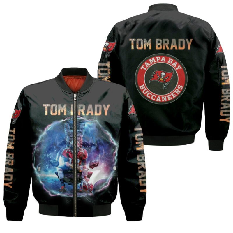 Tampa Bay Buccaneers Tom Brandy Welcome Back Allover Designed Style Gift For Buccaneers Fans Tom Brady Fans Bomber Jacket BJ00024