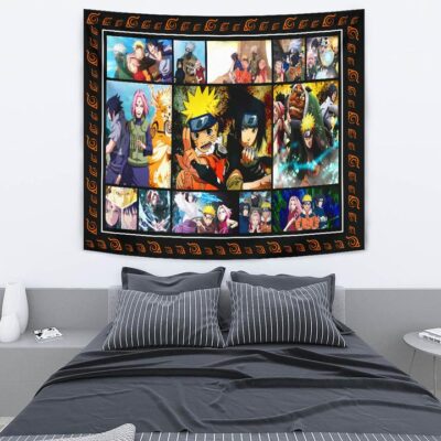 Team 7 Naruto Tapestry Anime Car Accessories Custom For Fans 2 Team 7 Naruto Tapestry Anime Car Accessories Custom For Fans 2