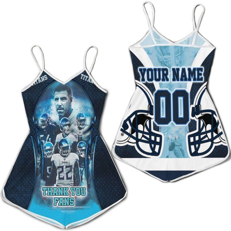 Team Tennessee Titans Thank You Fans AFC South Division Champions Super Bowl 2021 Personalized Romper RJ03336