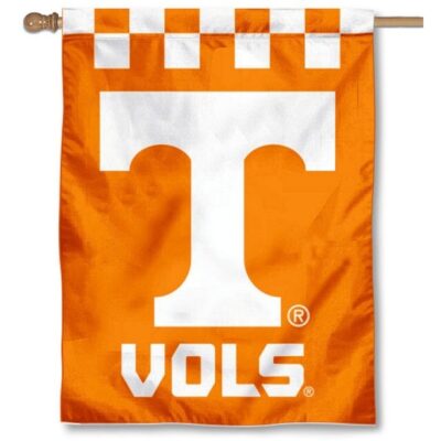 Tennessee Volunteers Checkerboard House Flag H0171