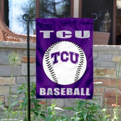 Texas Christian Horned Frogs Baseball Team Garden Flag GF00804