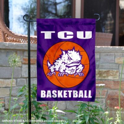 Texas Christian Horned Frogs Basketball Garden Banner GF00807