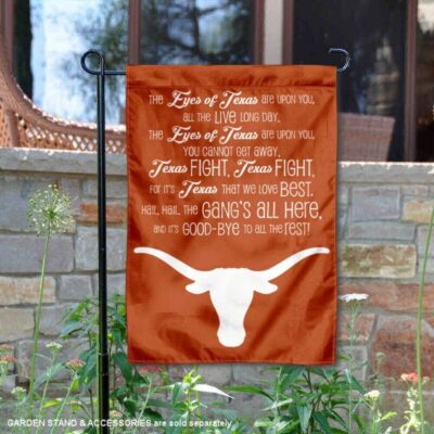 Texas UT Longhorns Fight Song Garden Flag GF00977