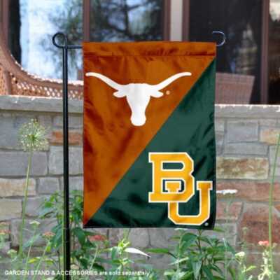 Texas vs. Baylor House Divided Garden Flag GF00055