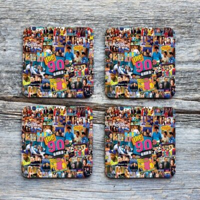 The 90's Generation Drinkware Coaster (Set of 4)