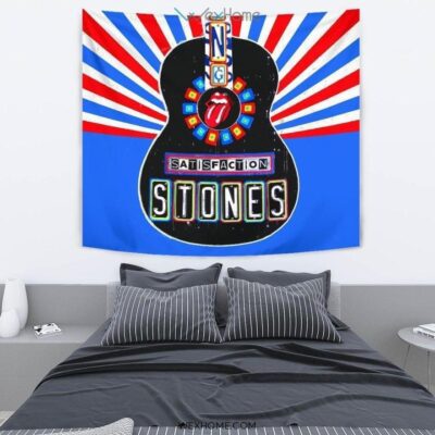 The Rolling Stones Satisfaction Tapestry Guitar Style Fan Gift 2 The Rolling Stones Satisfaction Tapestry Guitar Style Fan Gift 2