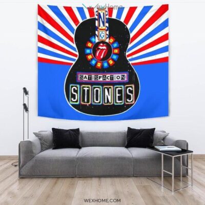 The Rolling Stones Satisfaction Tapestry Guitar Style Fan Gift 3 The Rolling Stones Satisfaction Tapestry Guitar Style Fan Gift 3