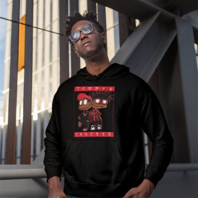 Tommy and Chuckie Rugrats Unisex Hoodie Match Jordan 1 Retro High OG Bred Patent 2