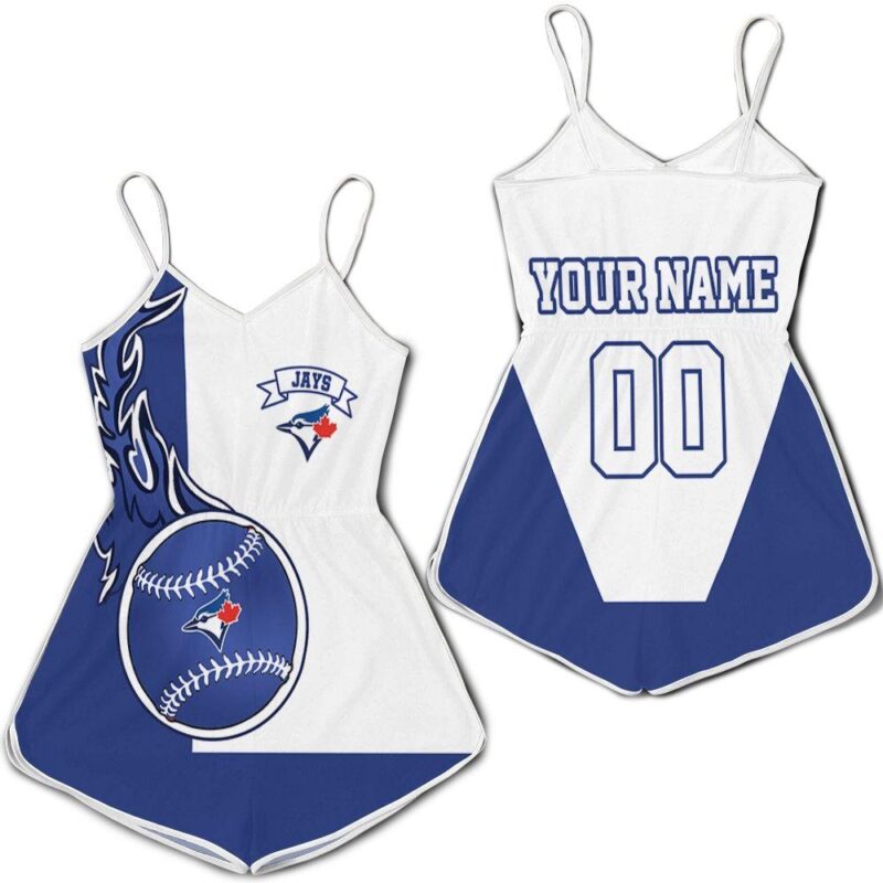 Toronto Blue Jays 3D Personalized Romper RJ03070