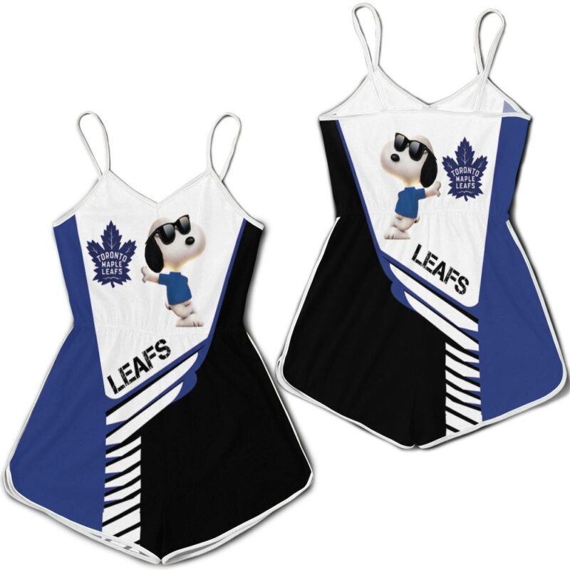 Toronto Maple Leafs Snoopy For Fans 3D Romper RJ03659