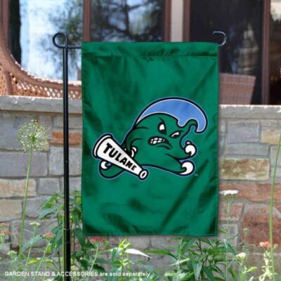 Tulane Green Wave Angry Wave Garden Flag GF00764
