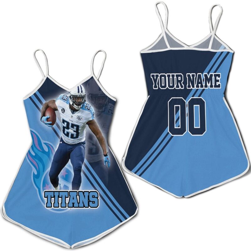 Tye Smith 23 Tennessee Titans AFC Division South Super Bowl 2021 Personalized Romper RJ03310
