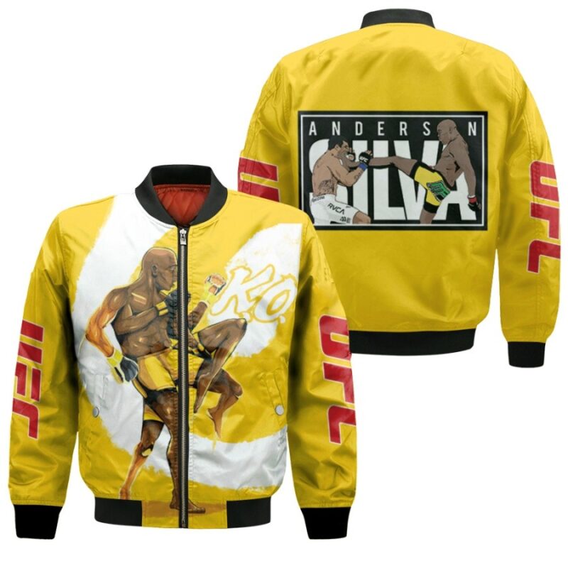 UFC Anderson Silva The Spider Unrivalled Fighters gift for Anderson Silva Fans Bomber Jacket BJ03535