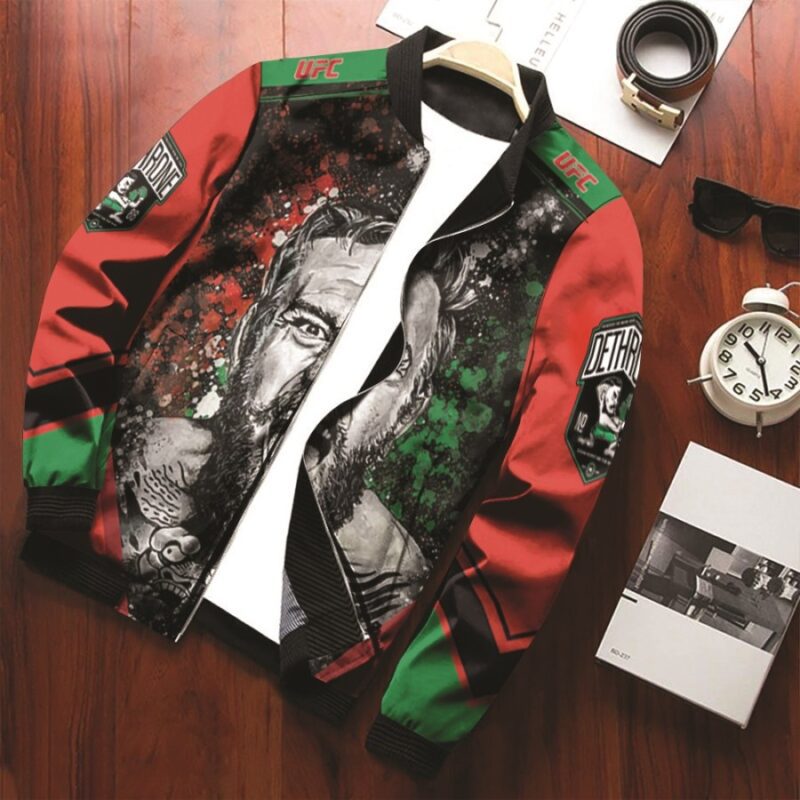 UFC Conor McGregor The Notorious Champions Fighters Bomber Jacket Gift for Conor McGregor Fans BJ03394