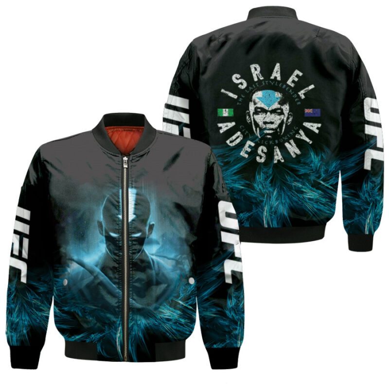 UFC Israel Adesanya Unrivalled Fighters The Last Stylebender gift for Israel Adesanya Fans Bomber Jacket BJ03381