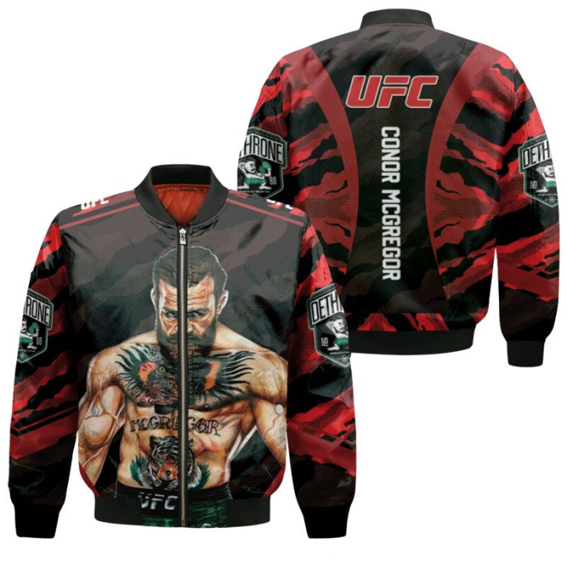 UFC Unrivalled Warrior Conor McGregor The Notorious gift for Conor McGregor Fans Bomber Jacket BJ03513