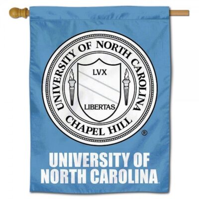 UNC Tar Heels Academic Seal House Flag H0327