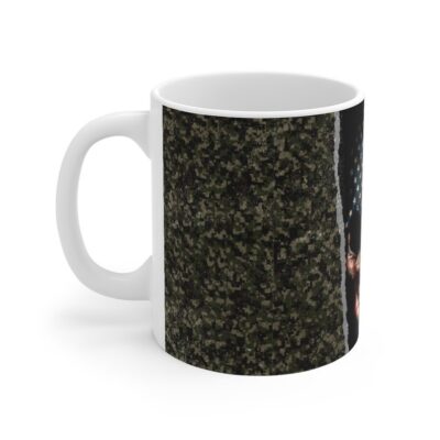 US Army Punisher Skull wAmerican Flag Mug 2