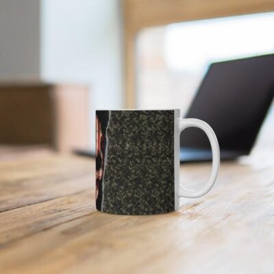 US Army Punisher Skull wAmerican Flag Mug 3