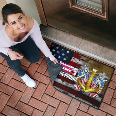 US Independence Day Marines Golden Ancor The Few The Proud Door Mat Welcome Mat 4